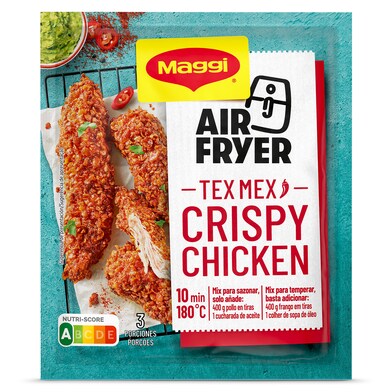 Sazonador para air fryer crispy tex-mex Maggi sobre 66 g-0 Sazonador para air fryer crispy tex-mex Maggi sobre 66 g-0