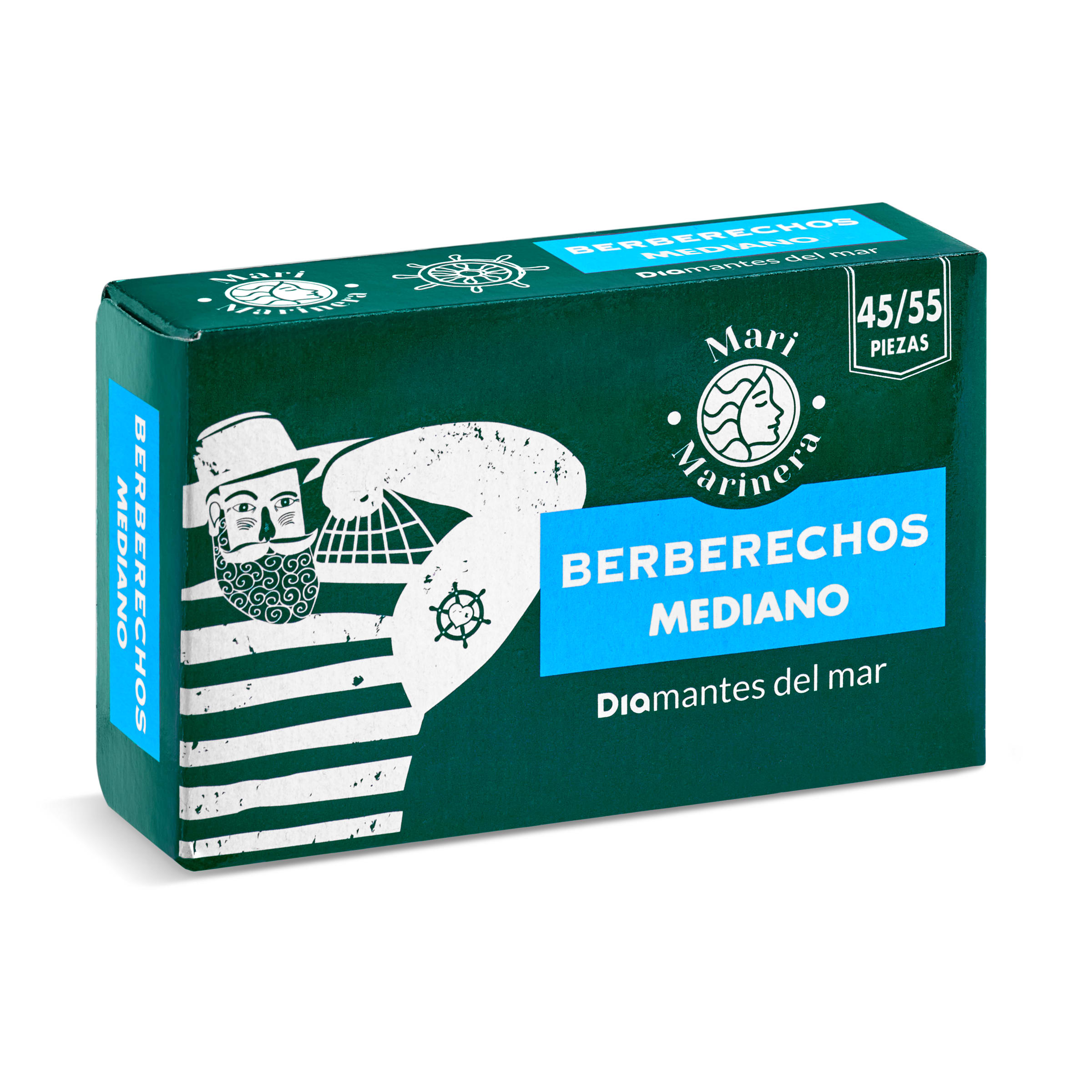 DIA MARI MARINERA berberechos al natural 45/55 piezas lata 63 gr