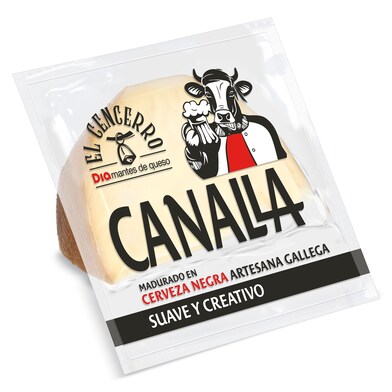 Queso madurado en cerveza negra Canalla El Cencerro de Dia 160 g aprox.-0 Queso madurado en cerveza negra Canalla El Cencerro de Dia 160 g aprox.-0