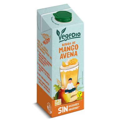 Bebida de avena y mango Dia Vegedia 1 L-0 Bebida de avena y mango Dia Vegedia 1 L-0