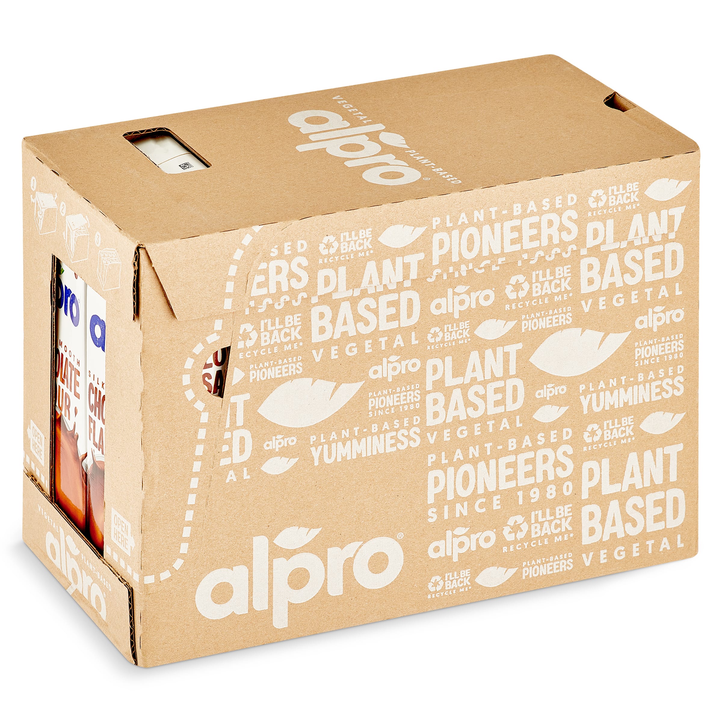 Bebida de soja sabor chocolate Alpro pack 8 x 1 l
