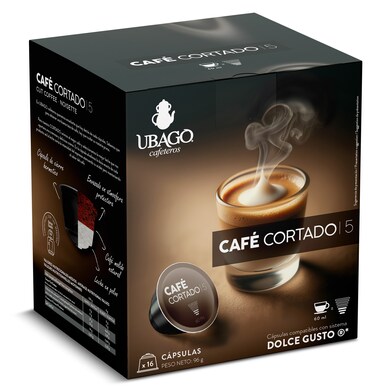 Café en cápsulas cortado Ubago caja 16 unidades-0 Café en cápsulas cortado Ubago caja 16 unidades-0