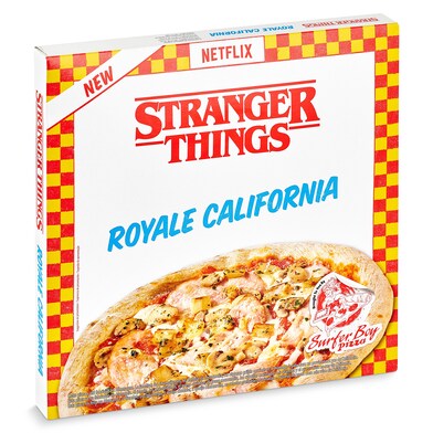 Pizza royale California Stranger Things Netflix caja 446 g-0 Pizza royale California Stranger Things Netflix caja 446 g-0