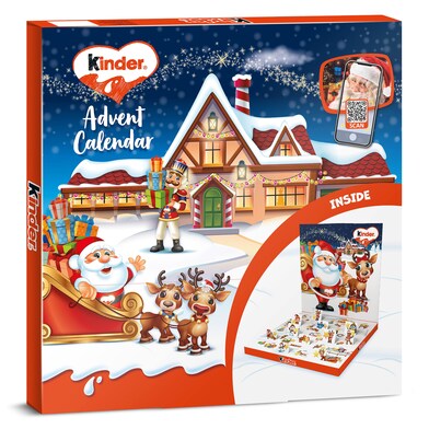 Calendario de adviento chocolate con leche Kinder caja 123 g-0 Calendario de adviento chocolate con leche Kinder caja 123 g-0