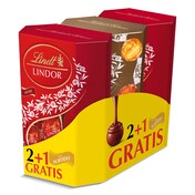Bombones surtidos pack Lindt Lindor caja 411 g
