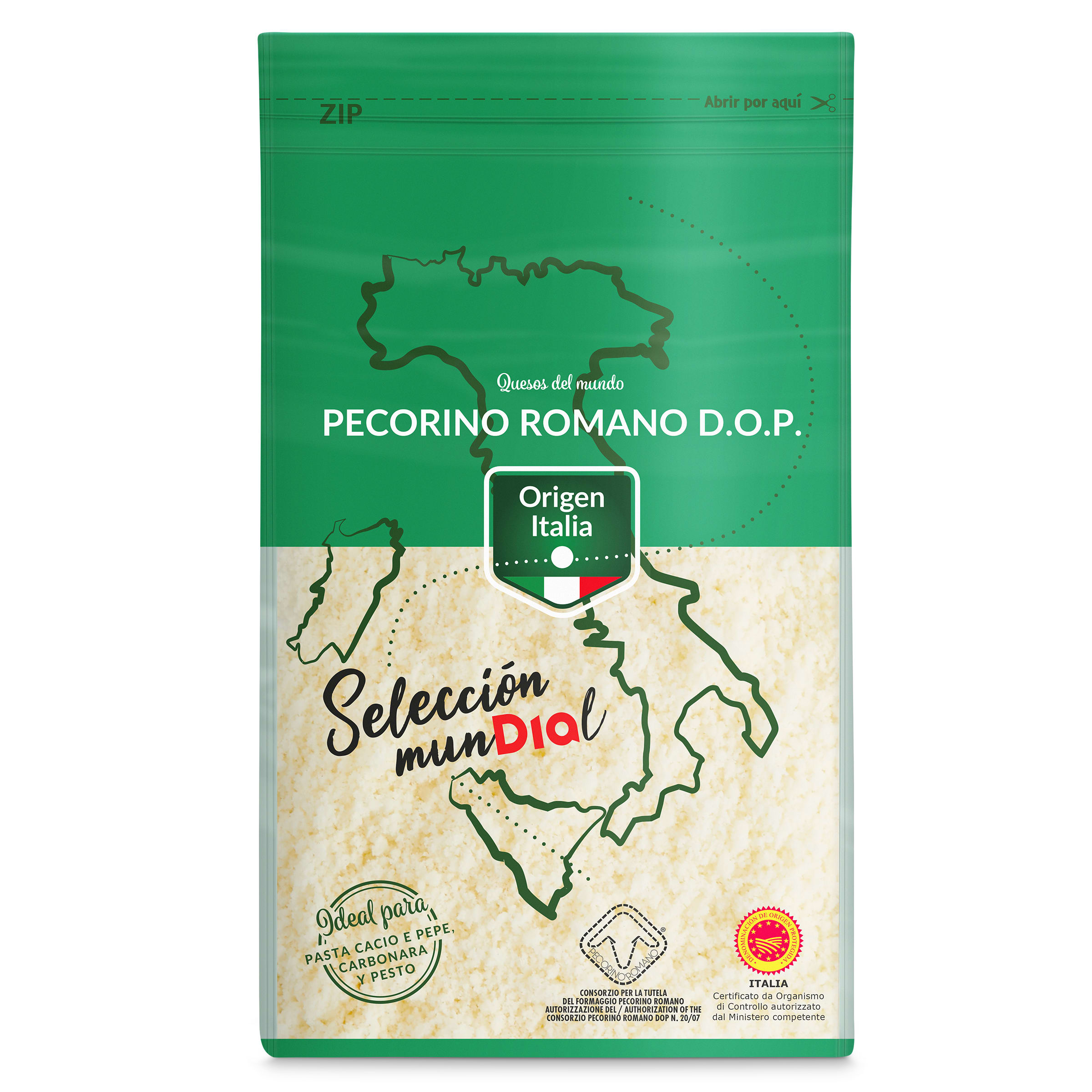 Queso pecorino rallado Selección de Dia 60 g