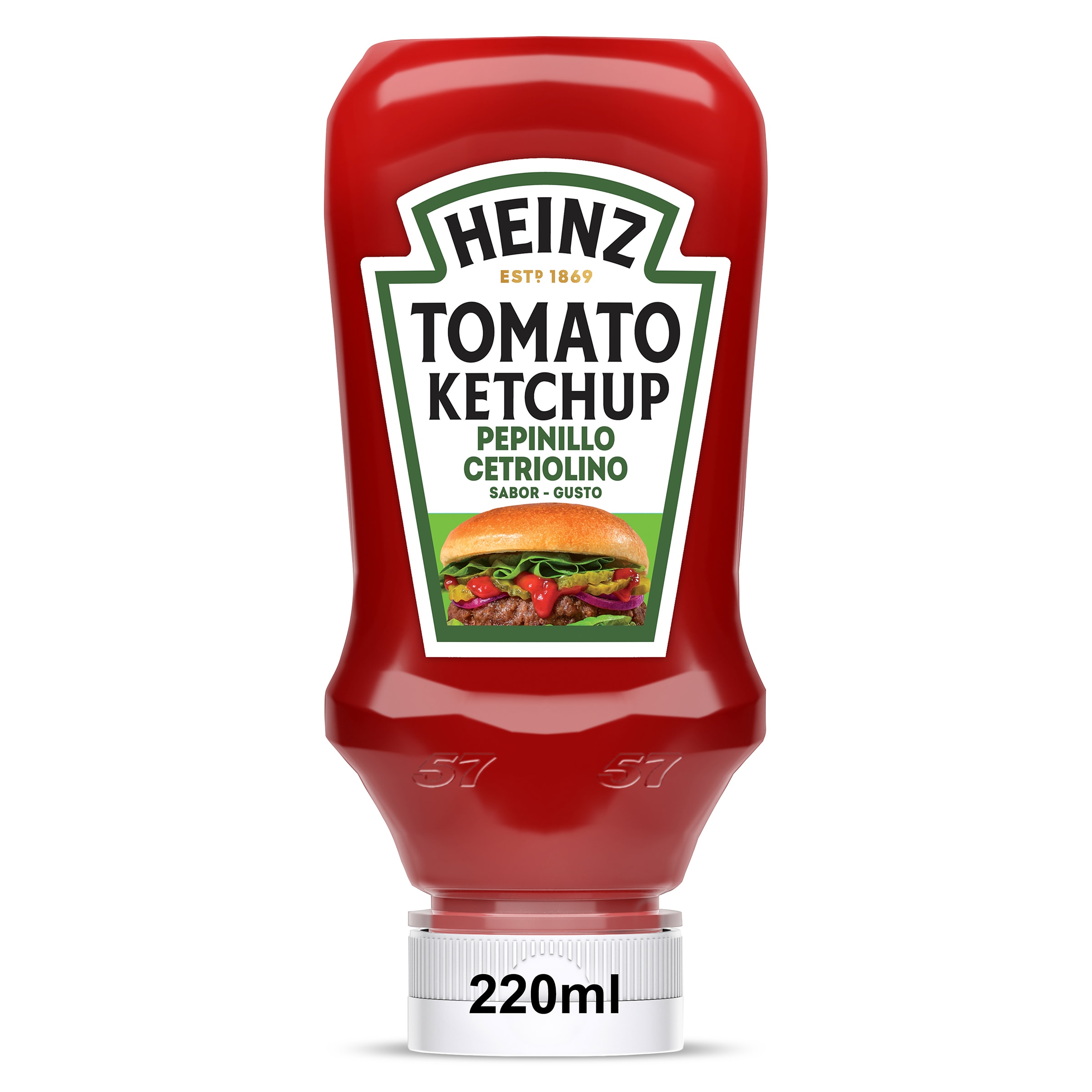 Ketchup sabor pepinillos Heinz bote 220 ml