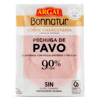 Pechuga de pavo 90% carne Bonnatur 90 g-0 Pechuga de pavo 90% carne Bonnatur 90 g-0