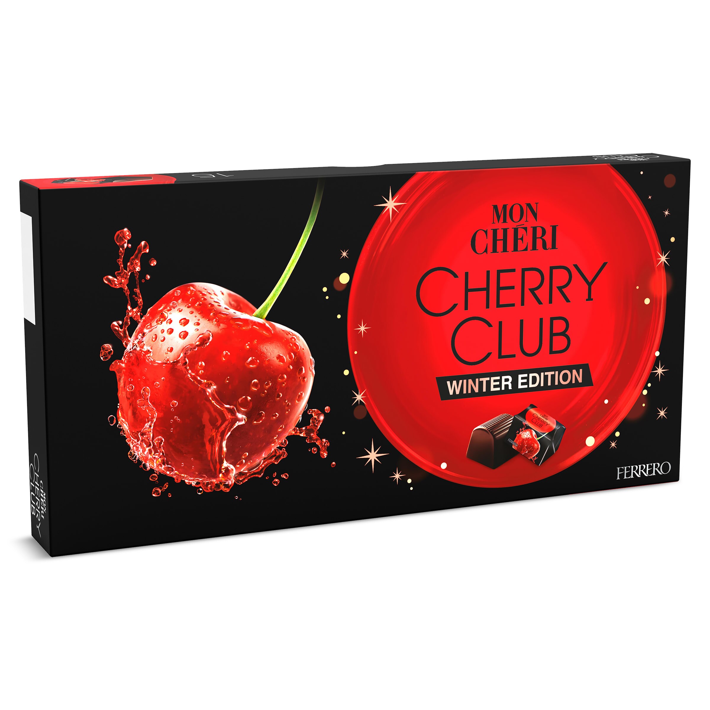 Bombones con cereza y licor winter Ferrero Moncheri caja 157 g