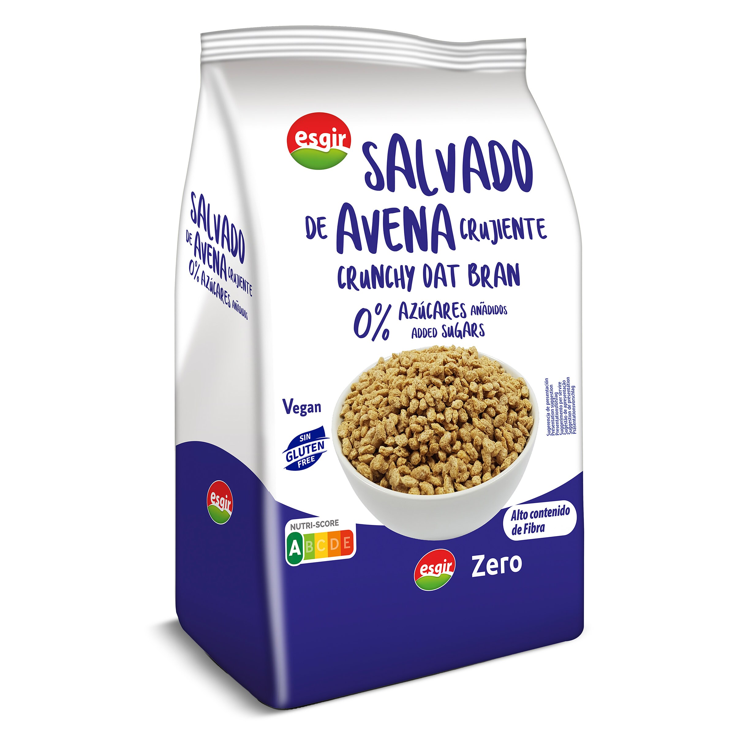 Salvado de avena sin gluten Esgir bolsa 300 g
