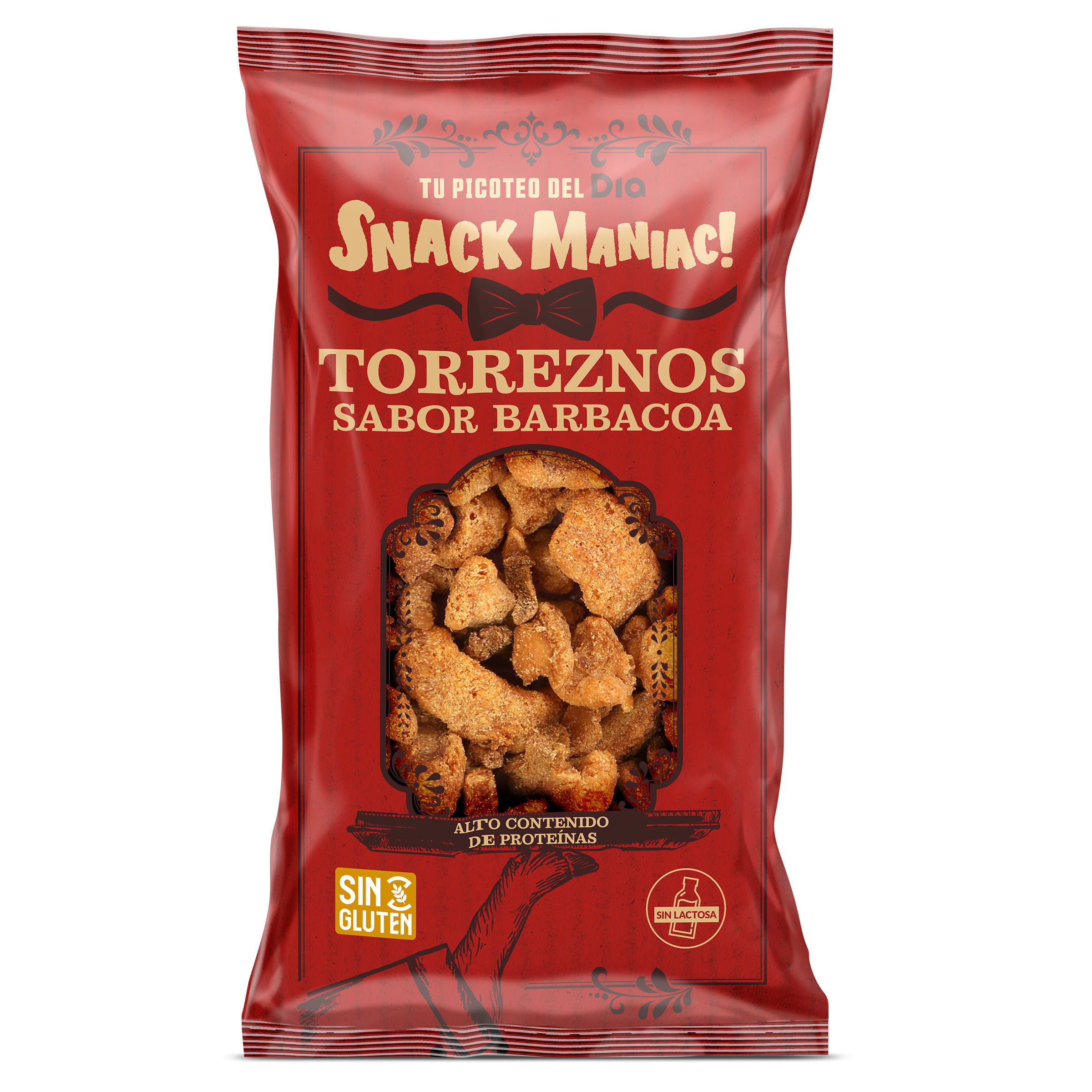 Torreznos sabor barbacoa Dia Snack Maniac 100 g