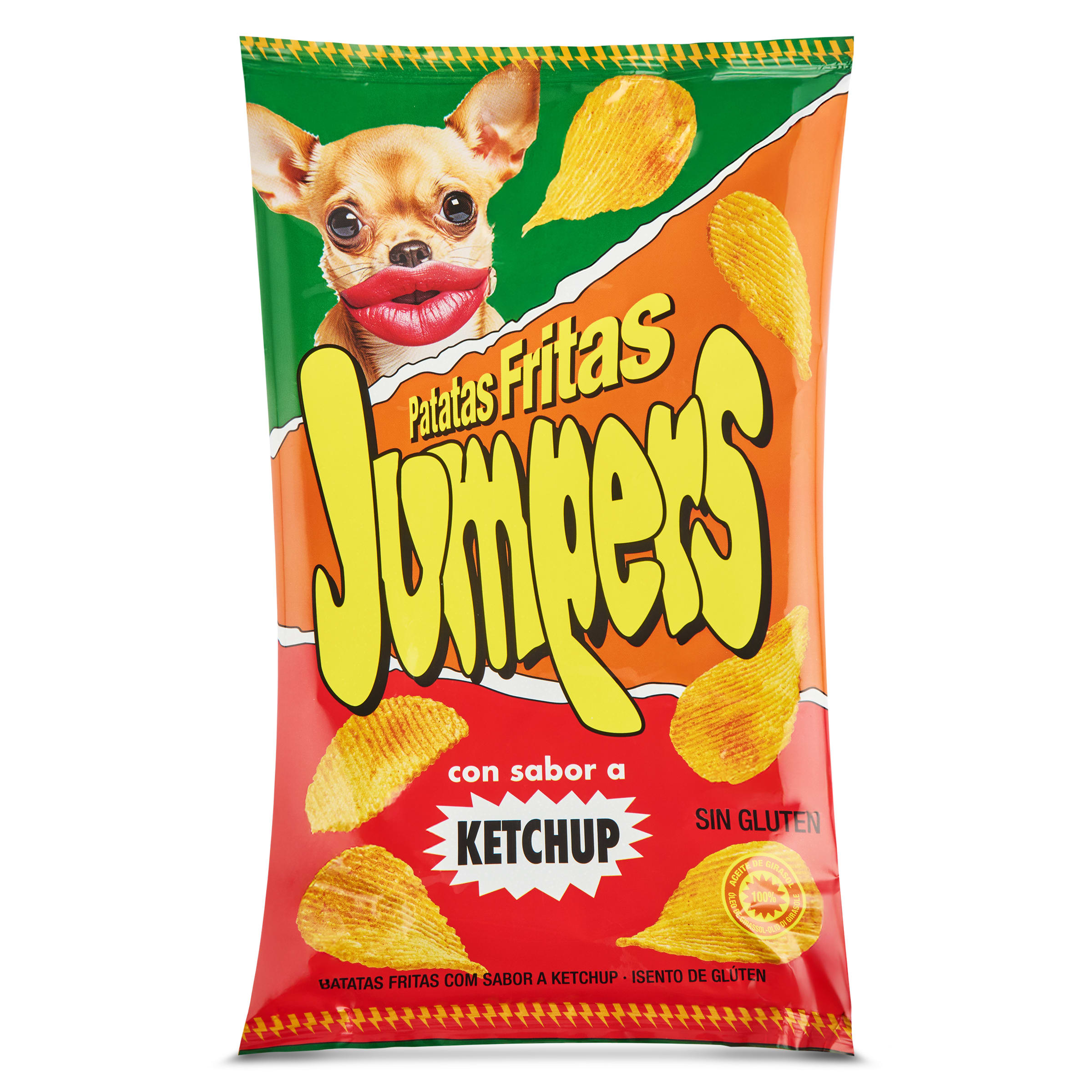 Patatas fritas sabor ketchup Jumpers bolsa 110 g