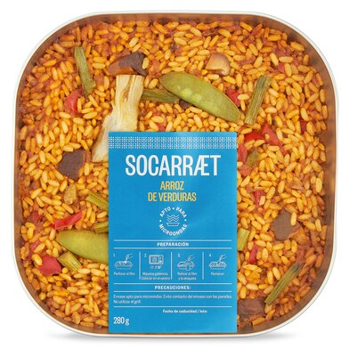 Arroz cocido con verduras Socarraet 280 g-0 Arroz cocido con verduras Socarraet 280 g-0