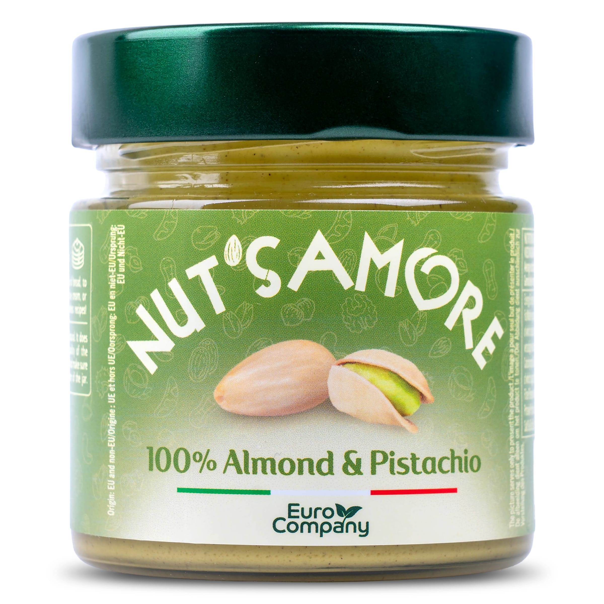 Crema de pistachos y almendra Nut's amore bote 175 g