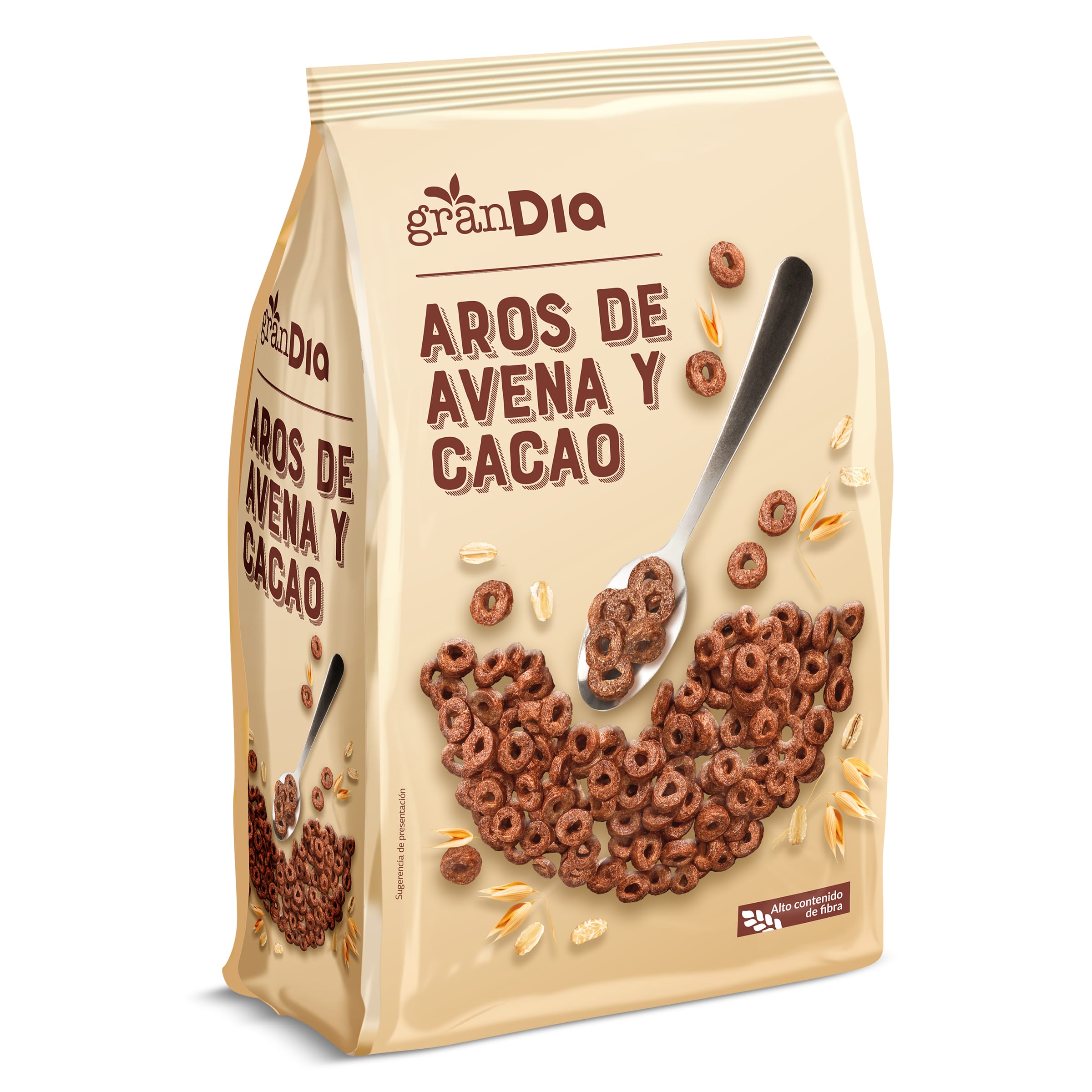 Aros de avena y cacao Gran Dia 400 g