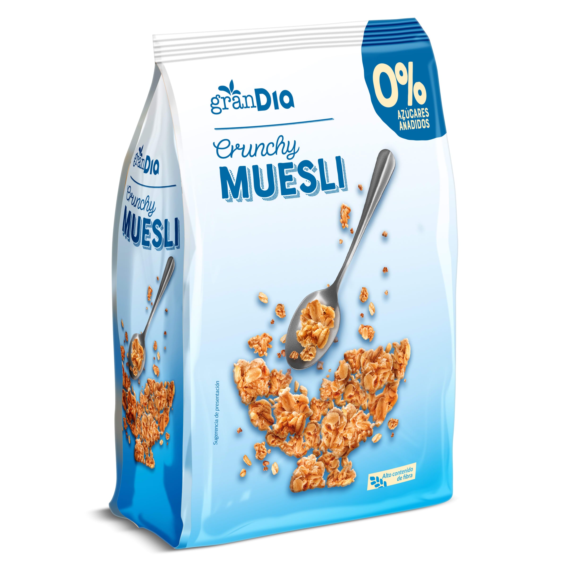 Crunchy muesli 0% azucares añadidos Gran Dia 500 g