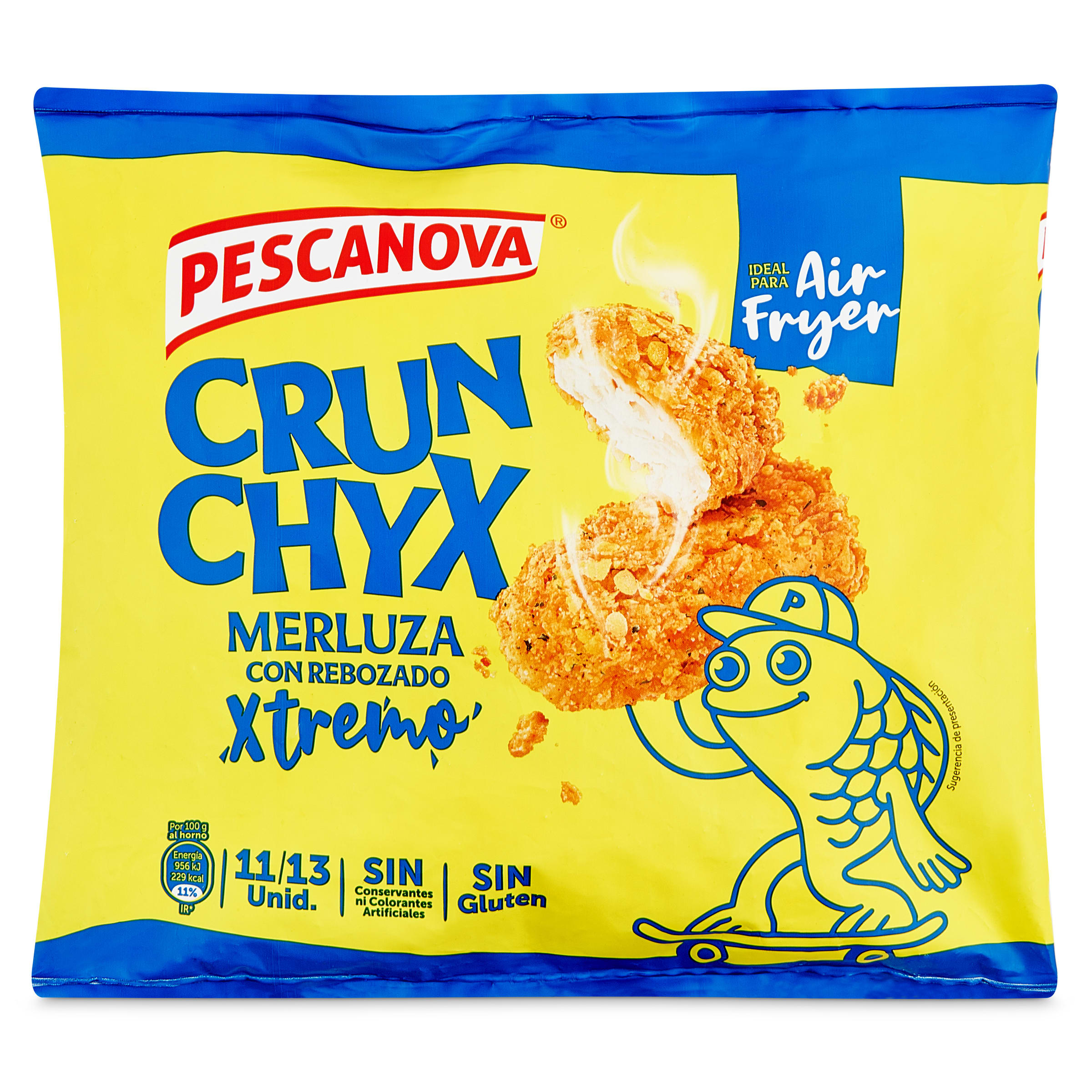 Merluza rebozada crunchyx Pescanova bolsa 400 g