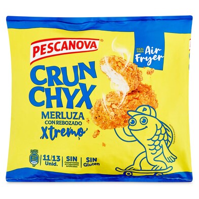Merluza rebozada crunchyx Pescanova bolsa 400 g-0 Merluza rebozada crunchyx Pescanova bolsa 400 g-0
