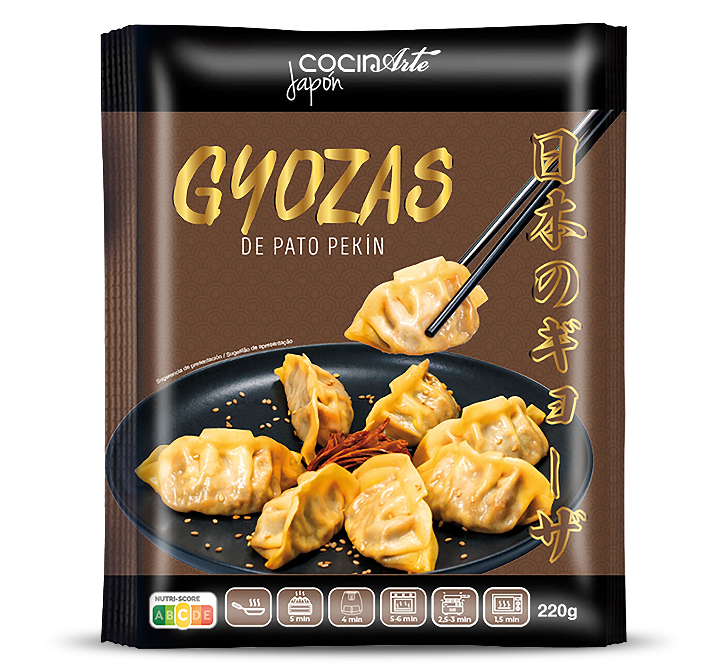 Gyozas de pato Pekín Cocinarte bolsa 220 g