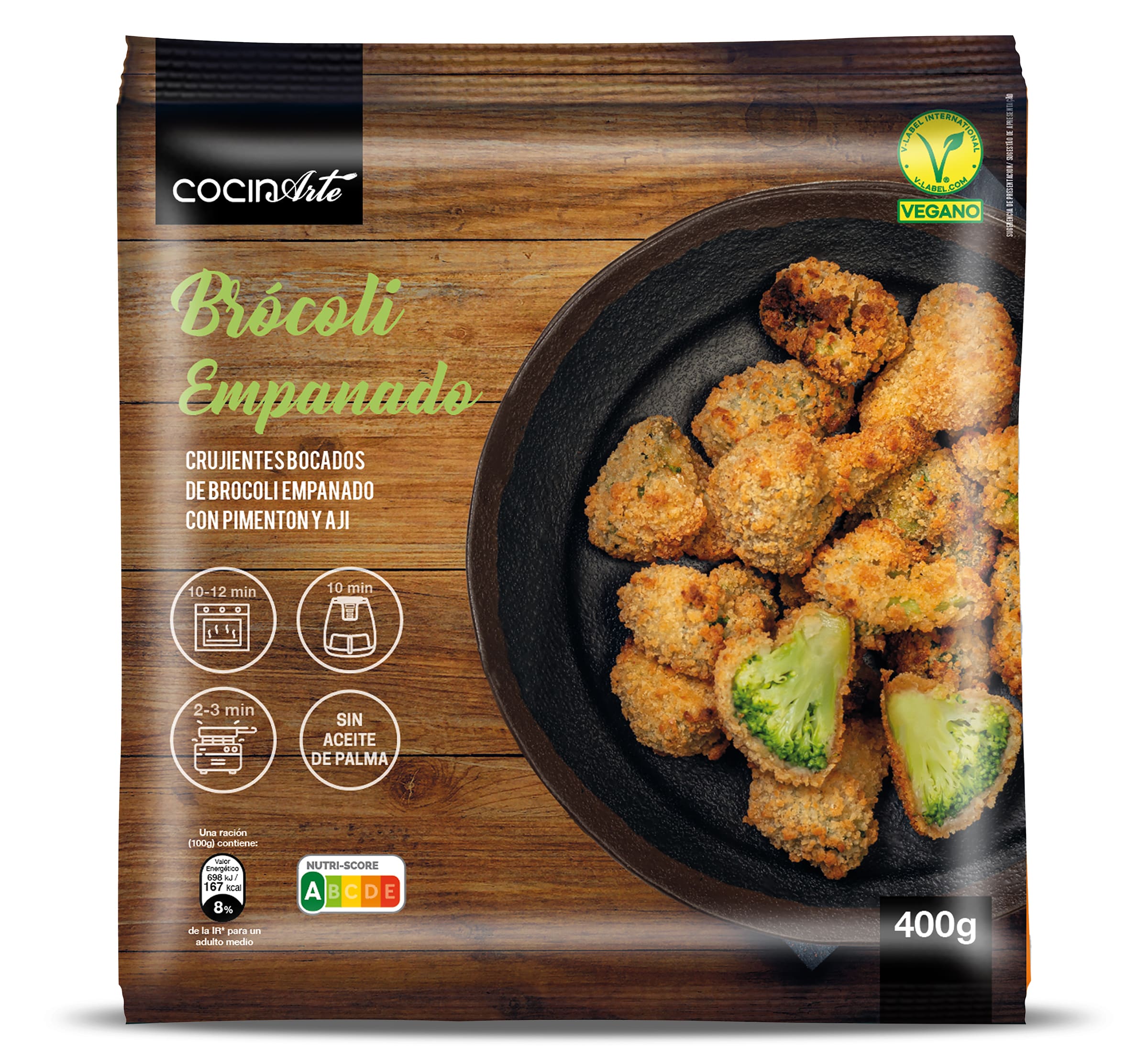 Brócoli empanado Cocinarte bolsa 400 g