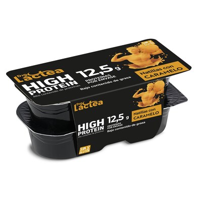Natillas con caramelo alta en proteínas Dia Láctea 4 x 125 g-0 Natillas con caramelo alta en proteínas Dia Láctea 4 x 125 g-0