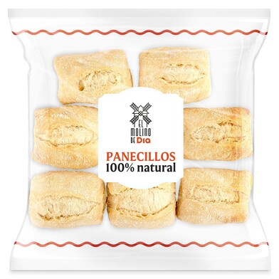Panecillos 8 unidades El molino de Dia 360 g-0 Panecillos 8 unidades El molino de Dia 360 g-0