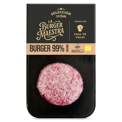 Burger de vacuno 99% carne Selección de Dia blister 150 g-0 Burger de vacuno 99% carne Selección de Dia blister 150 g-0
