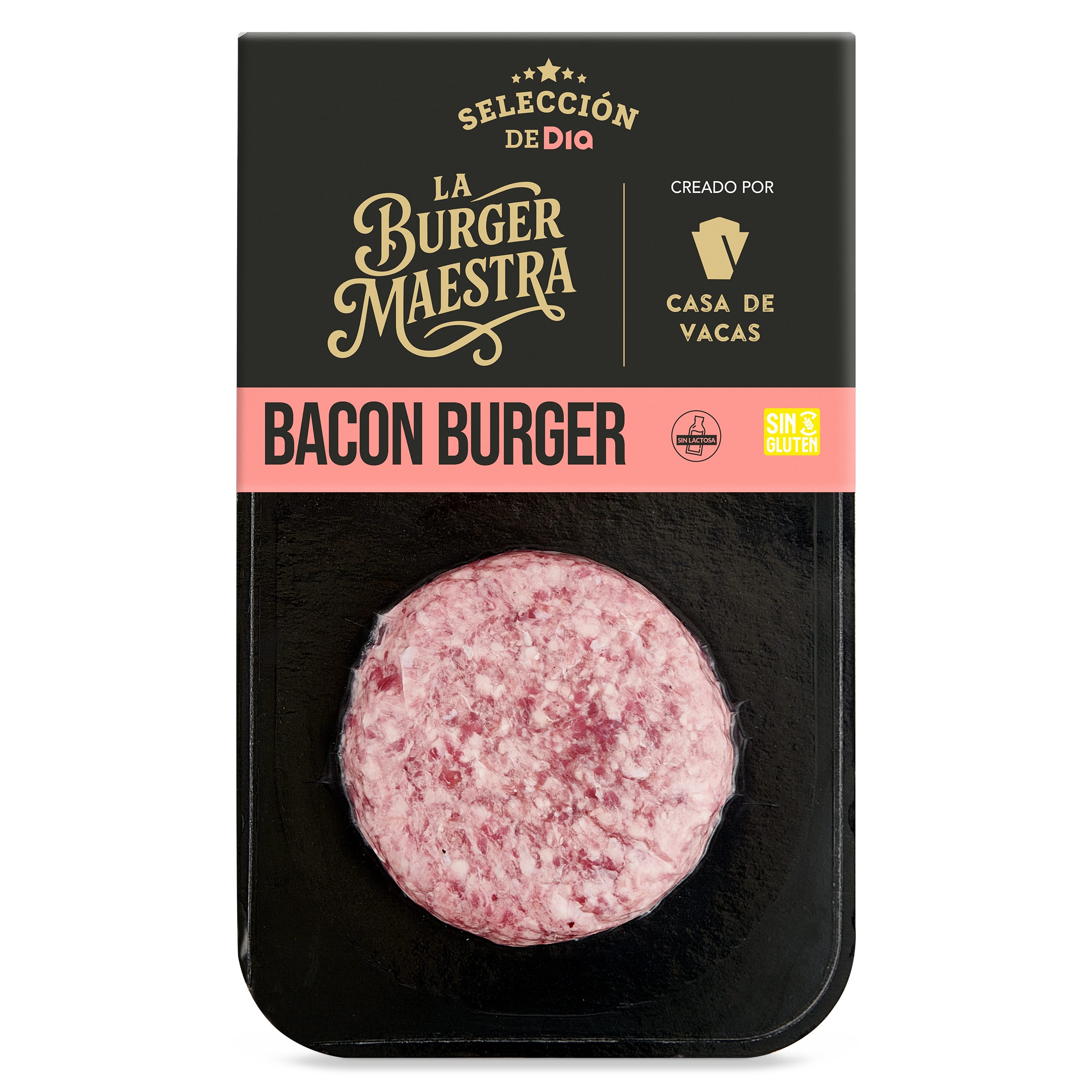 Burger de vacuno con bacon Selección de Dia blister 150 g