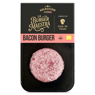 Burger de vacuno con bacon Selección de Dia blister 150 g-0 Burger de vacuno con bacon Selección de Dia blister 150 g-0