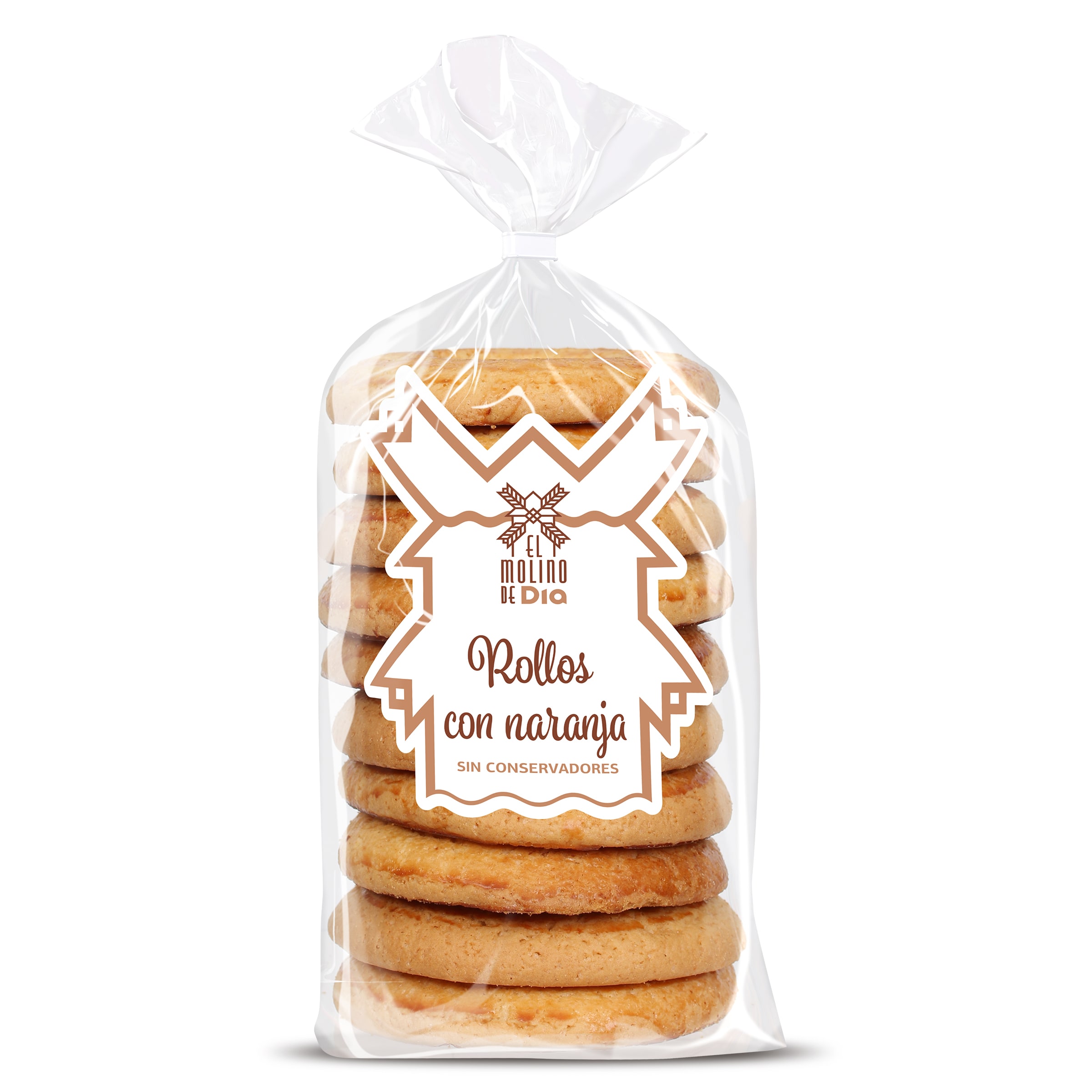 Rollos de naranja El molino de Dia 385 g