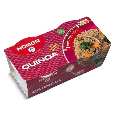 Vasos de quinoa Nomen 2 x 125 g-0 Vasos de quinoa Nomen 2 x 125 g-0