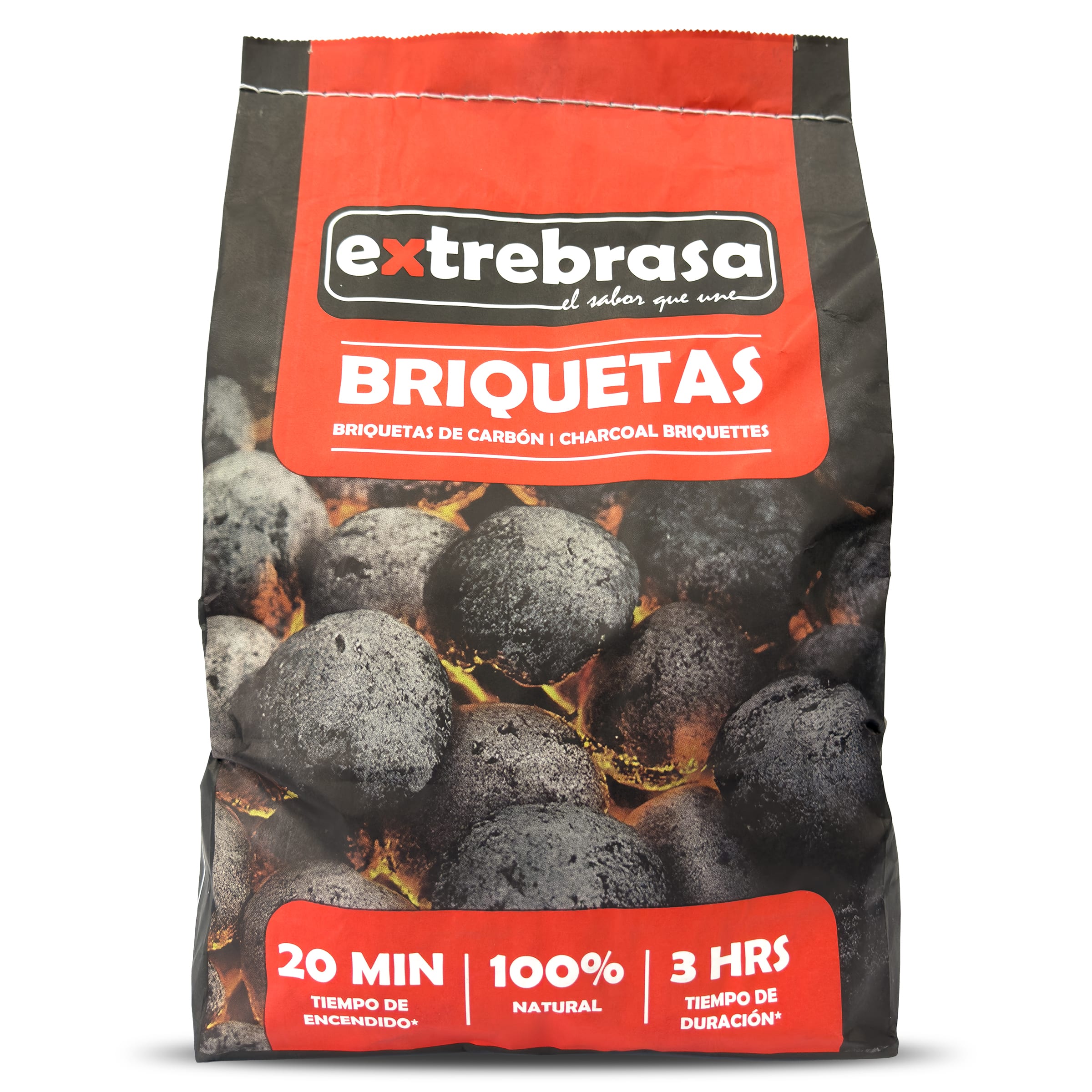Briquetas de carbón Doña Ana bolsa 3 Kg