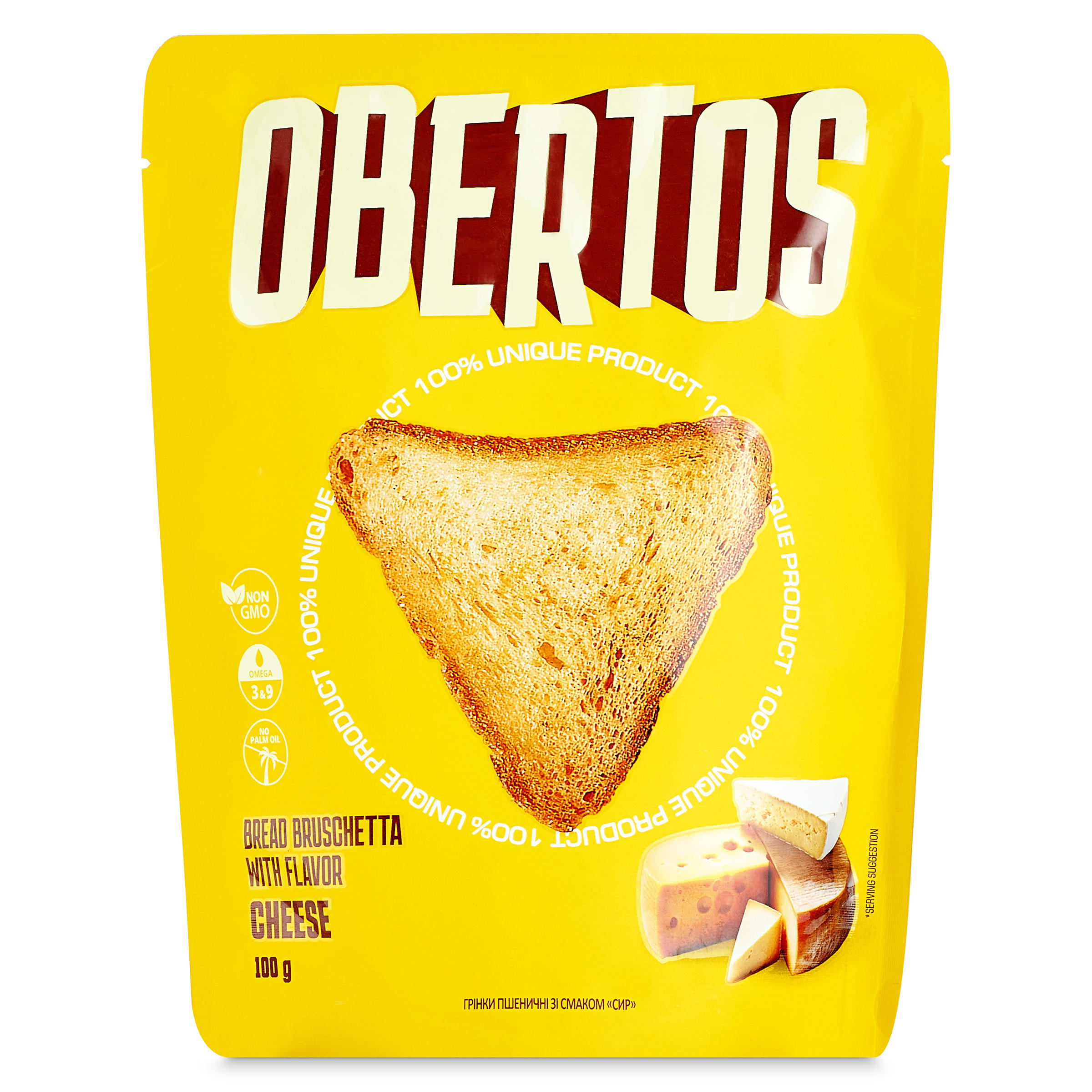 Tostas sabor queso 100 g