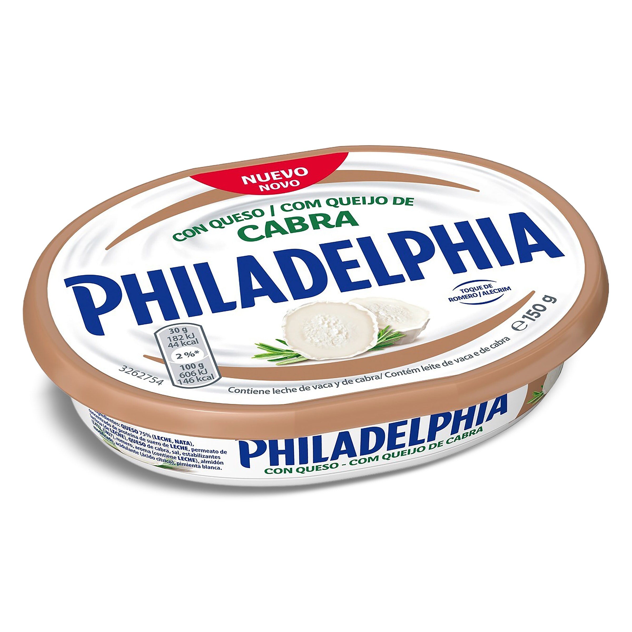 Queso de untar con queso de cabra Philadelphia tarrina 150 g