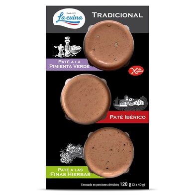 Tabla de patés Tradicional La cuina 120 g-0 Tabla de patés Tradicional La cuina 120 g-0