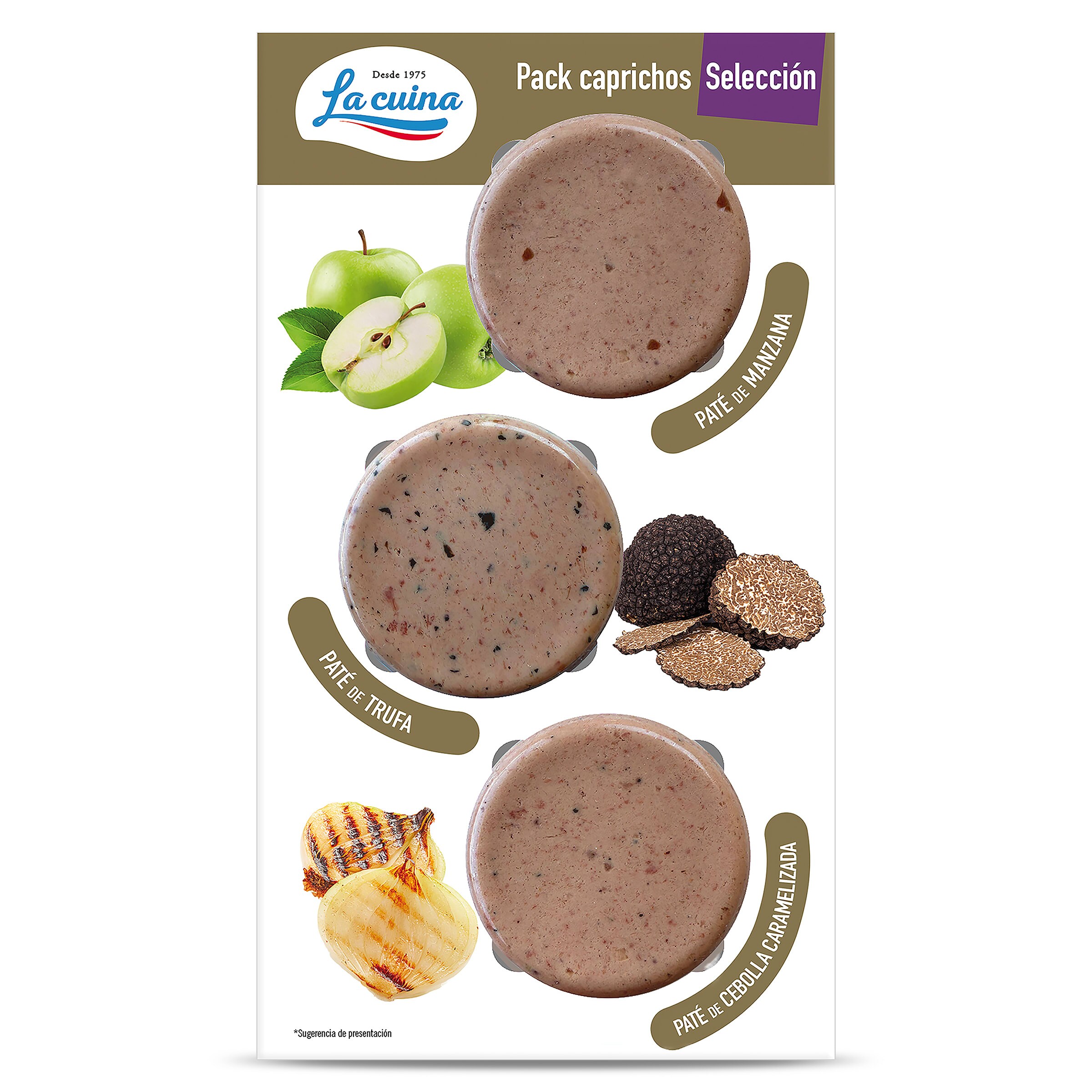 Tabla de patés selección Caprichos La cuina 120 g