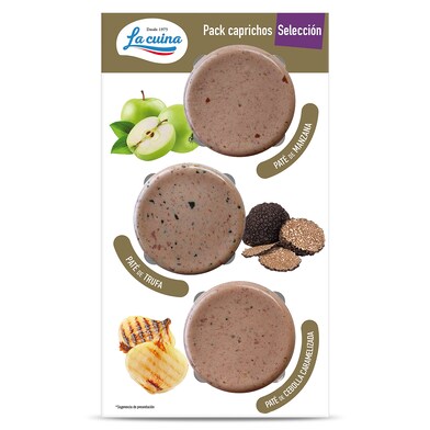 Tabla de patés selección Caprichos La cuina 120 g-0 Tabla de patés selección Caprichos La cuina 120 g-0
