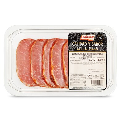 Cinta de lomo adobada Ibérica Emcesa 240 g aprox.-0 Cinta de lomo adobada Ibérica Emcesa 240 g aprox.-0