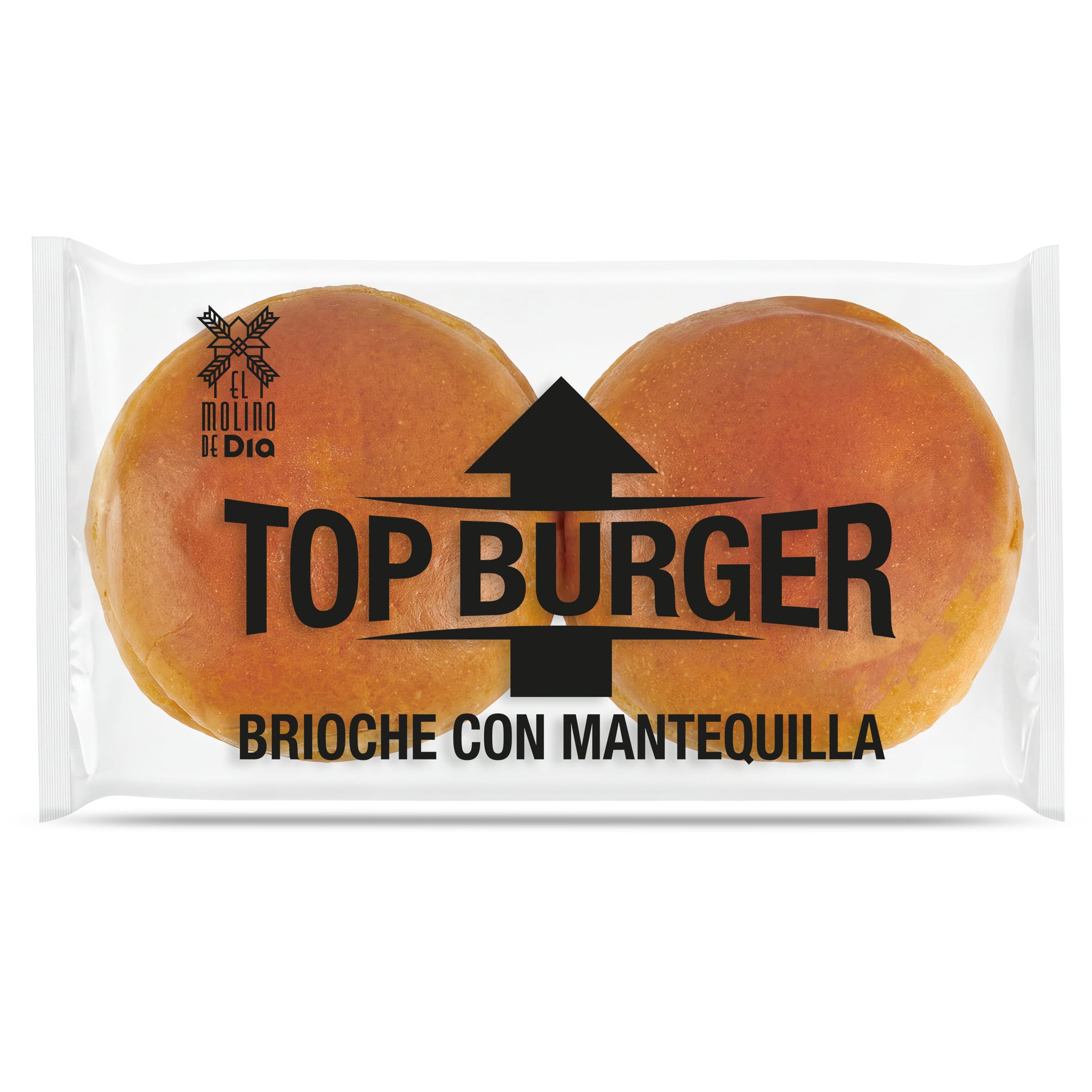Pan de hamburguesa brioche El Molino de Dia 150 g