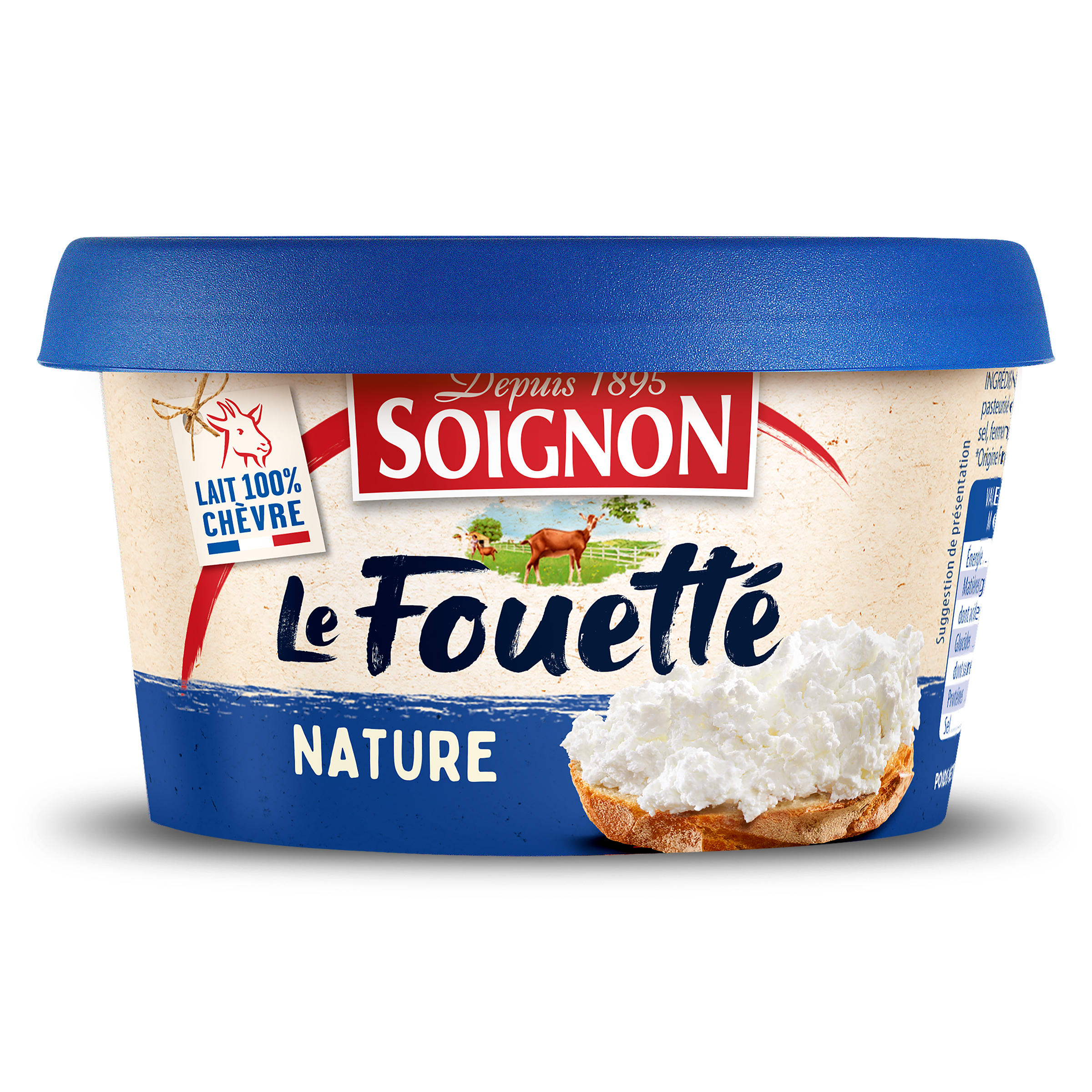 Queso de untar natural Soignon tarrina 140 g