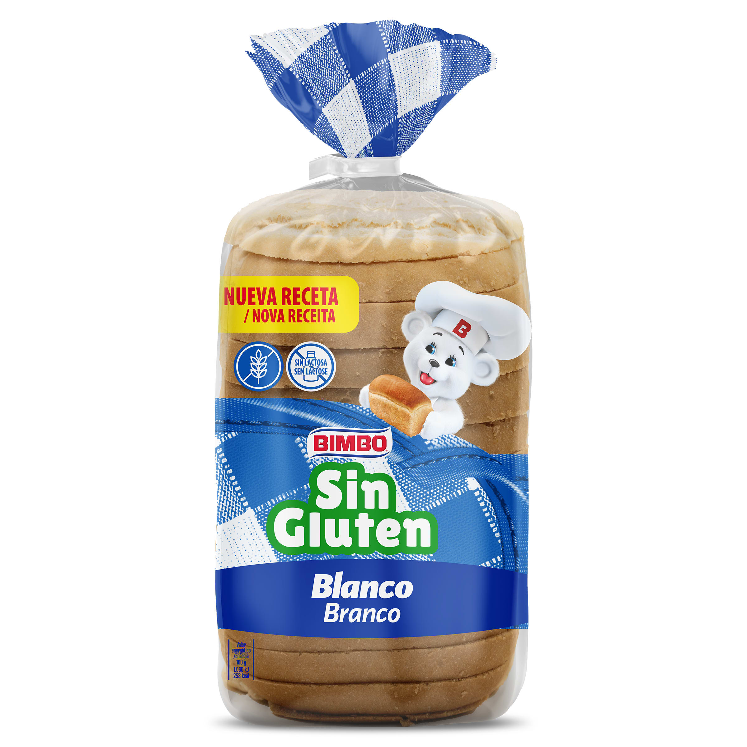 Pan de molde blanco sin gluten Bimbo bolsa 375 g