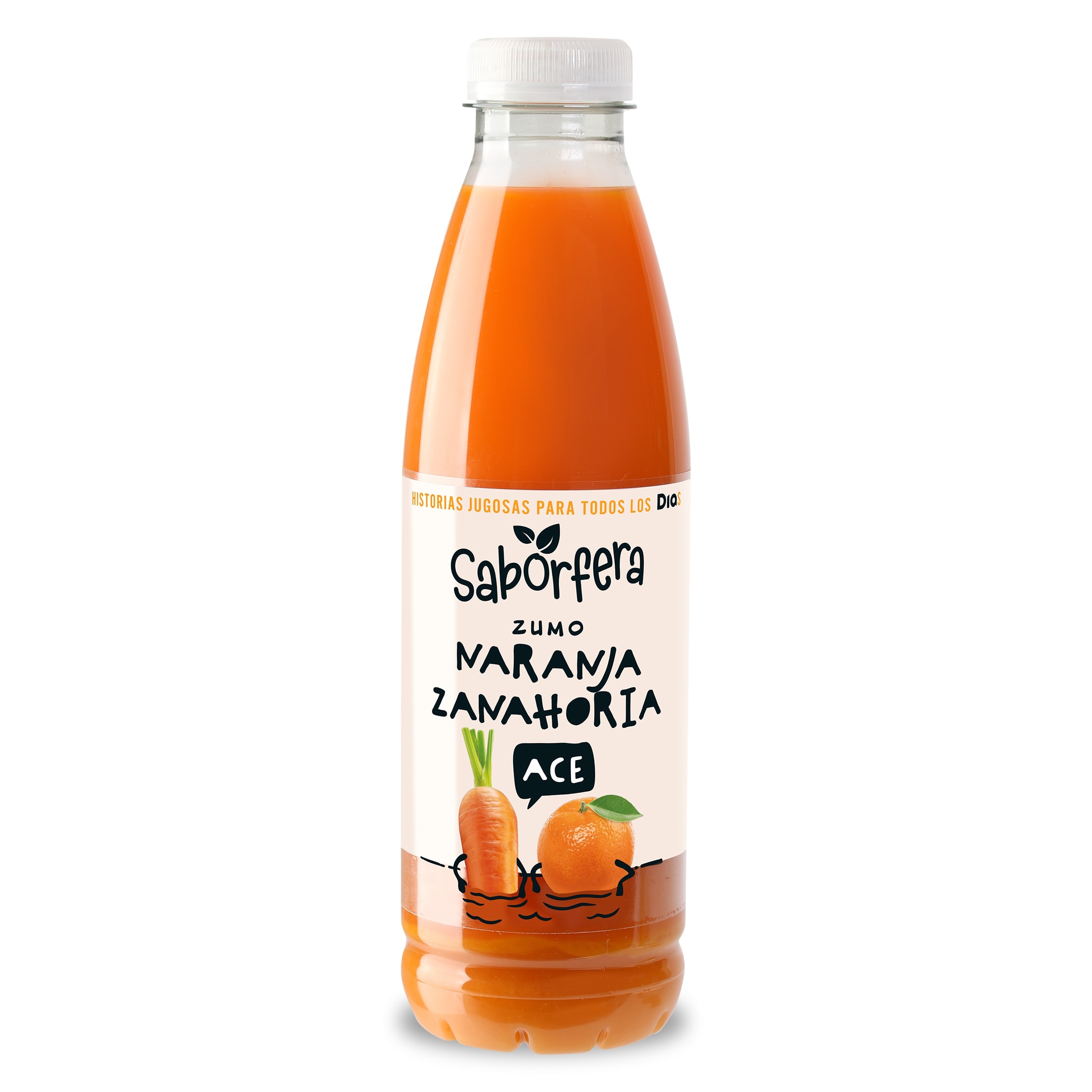 Zumo de naranja y zanahoria Dia Saborfera 750 ml