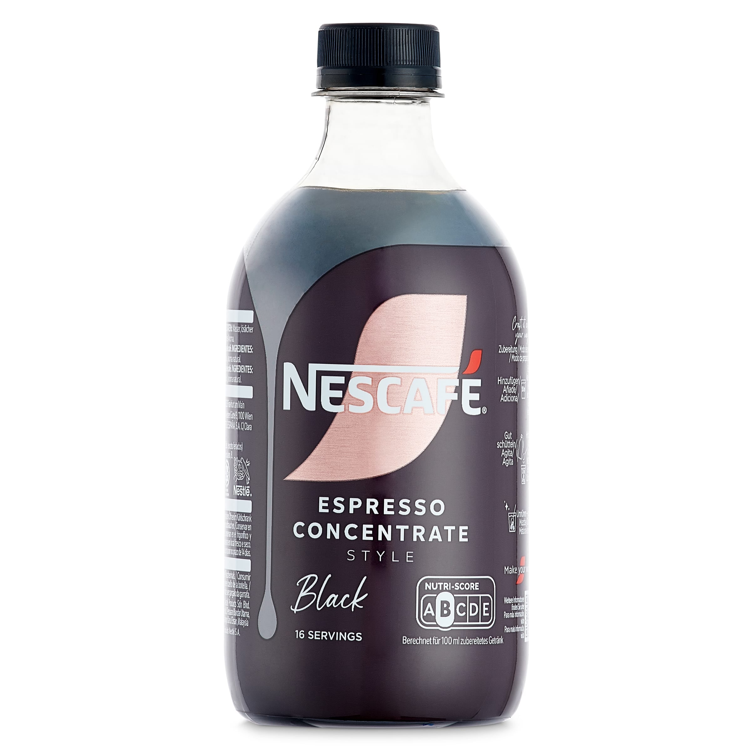 Café espresso black Nescafé 500 ml