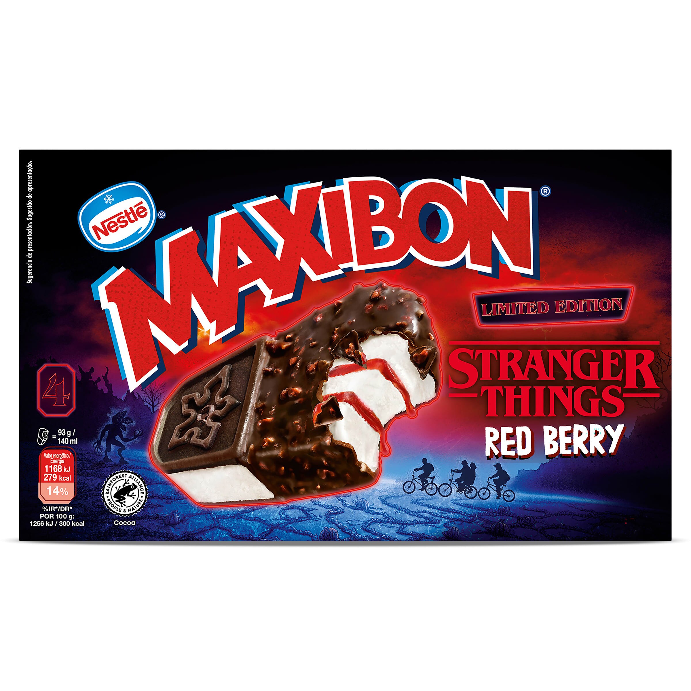 Maxibon red berry Nestlé 4 x 93 g