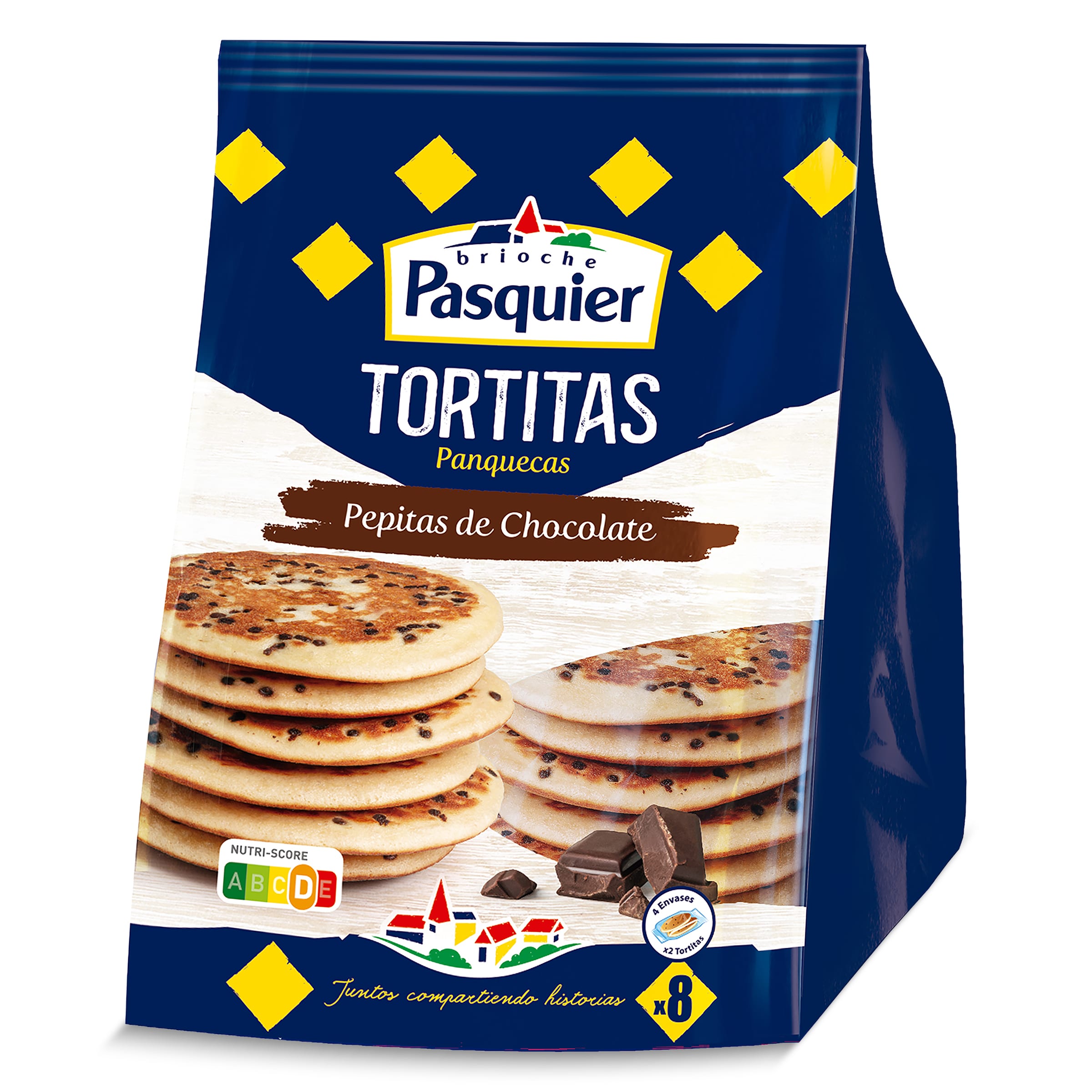 Tortitas con pepitas de chocolate Brioche Pasquier 280 g
