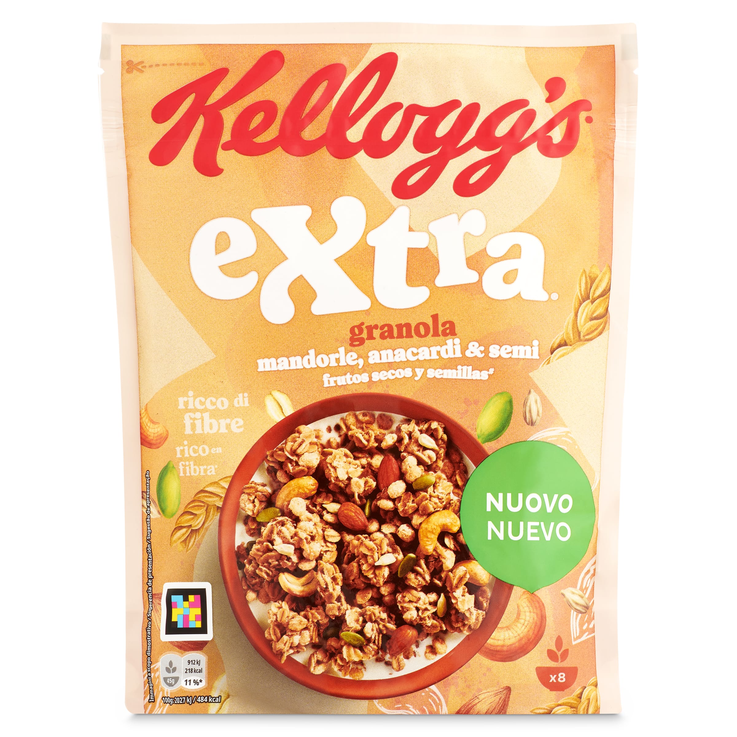 Granola con frutos secos y semillas Kellogg's Extra 375 g