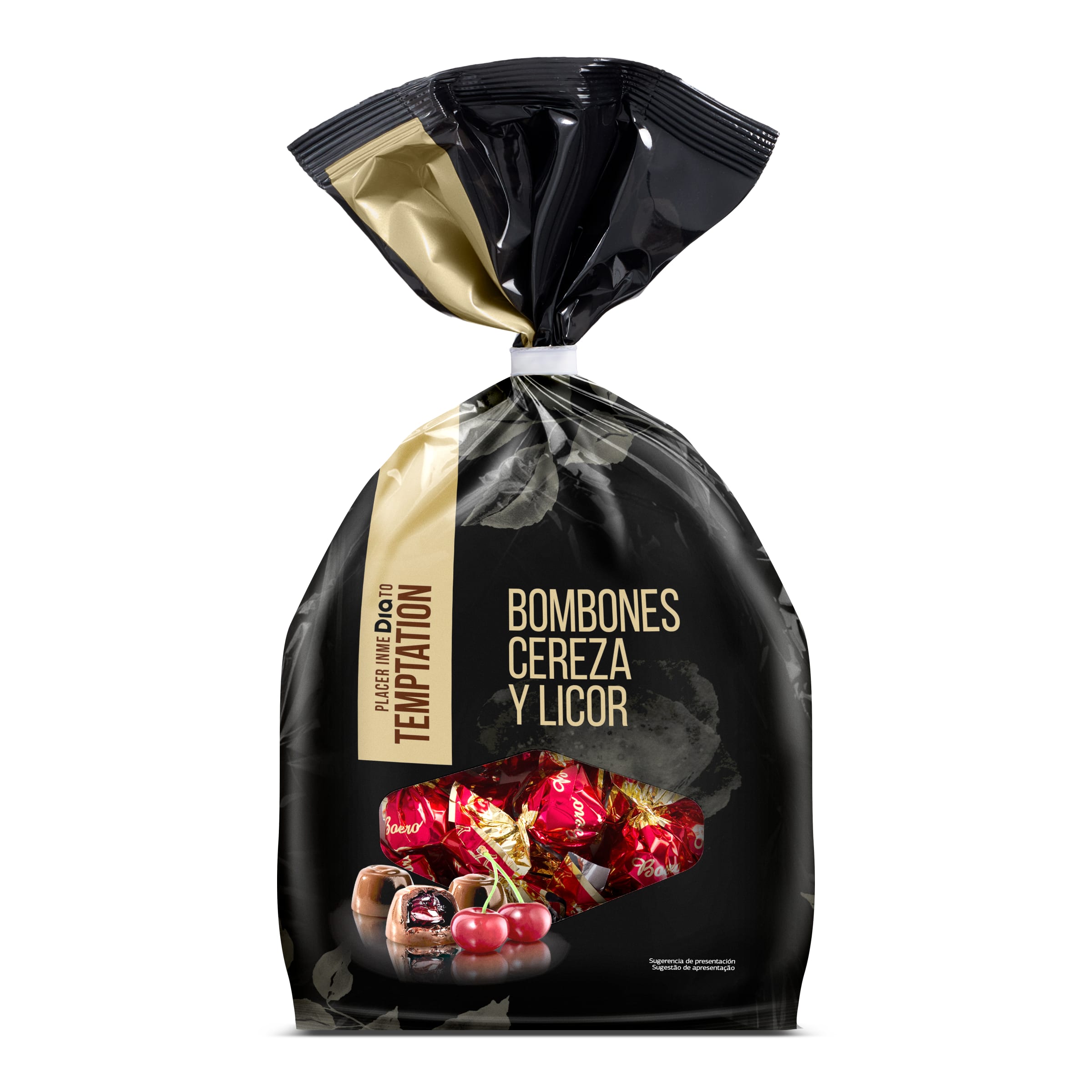 DIA TEMPTATION bombón licor cereza bolsa 400 gr