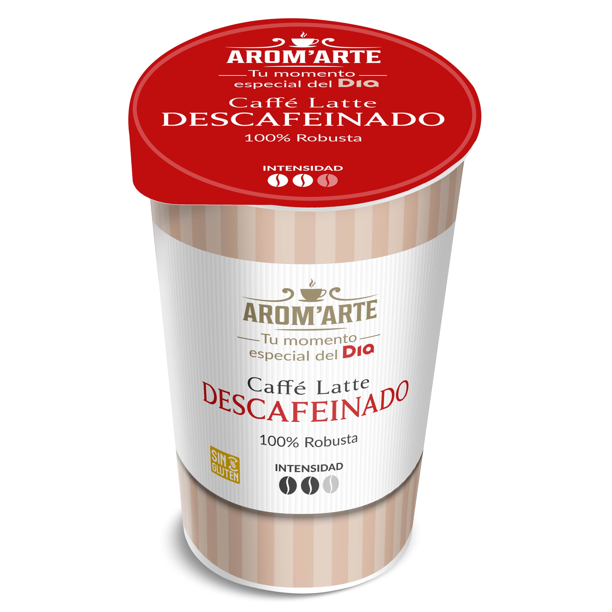 Café latte descafeinado Dia Arom'arte 250 ml
