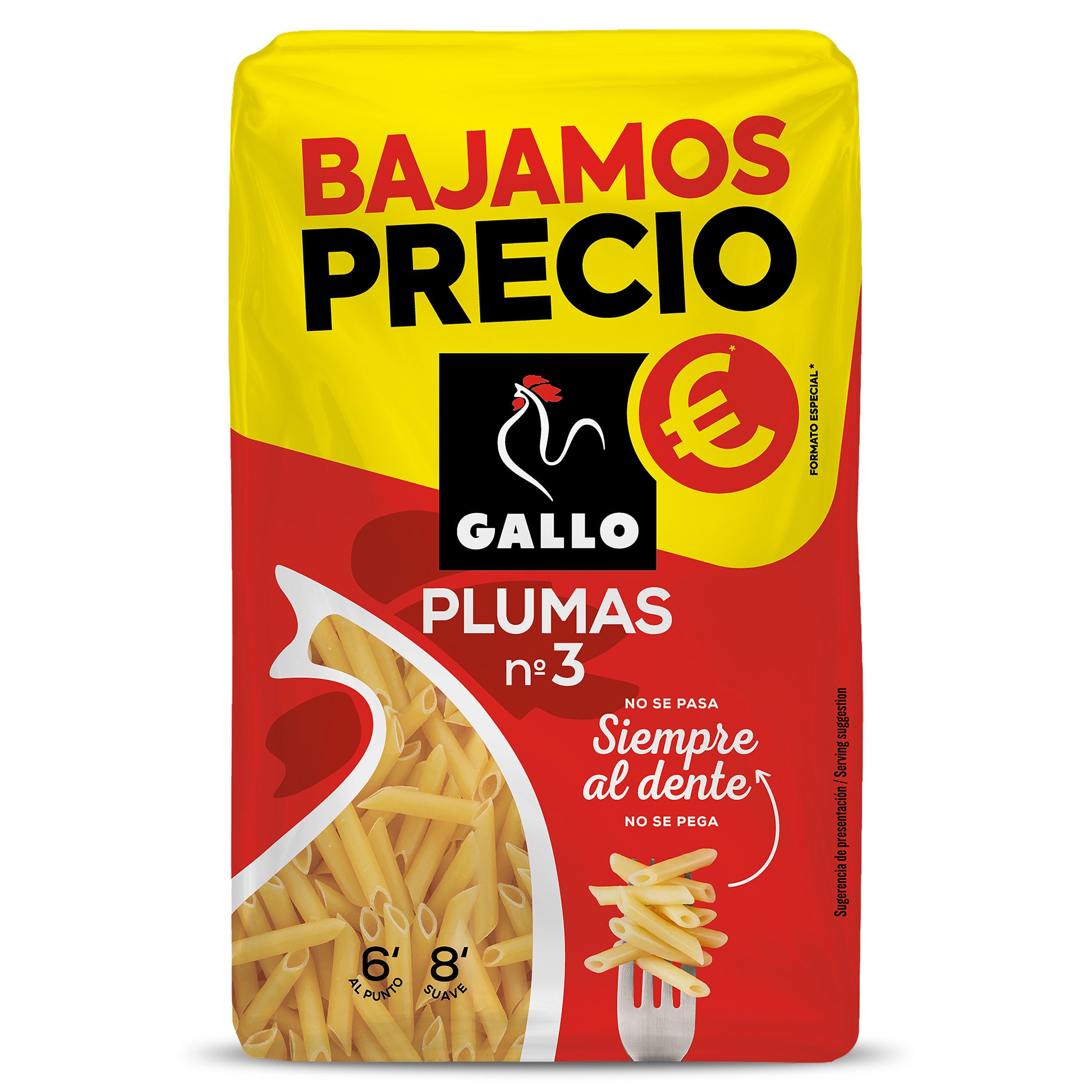 Plumas N.º 3 Gallo 400 g