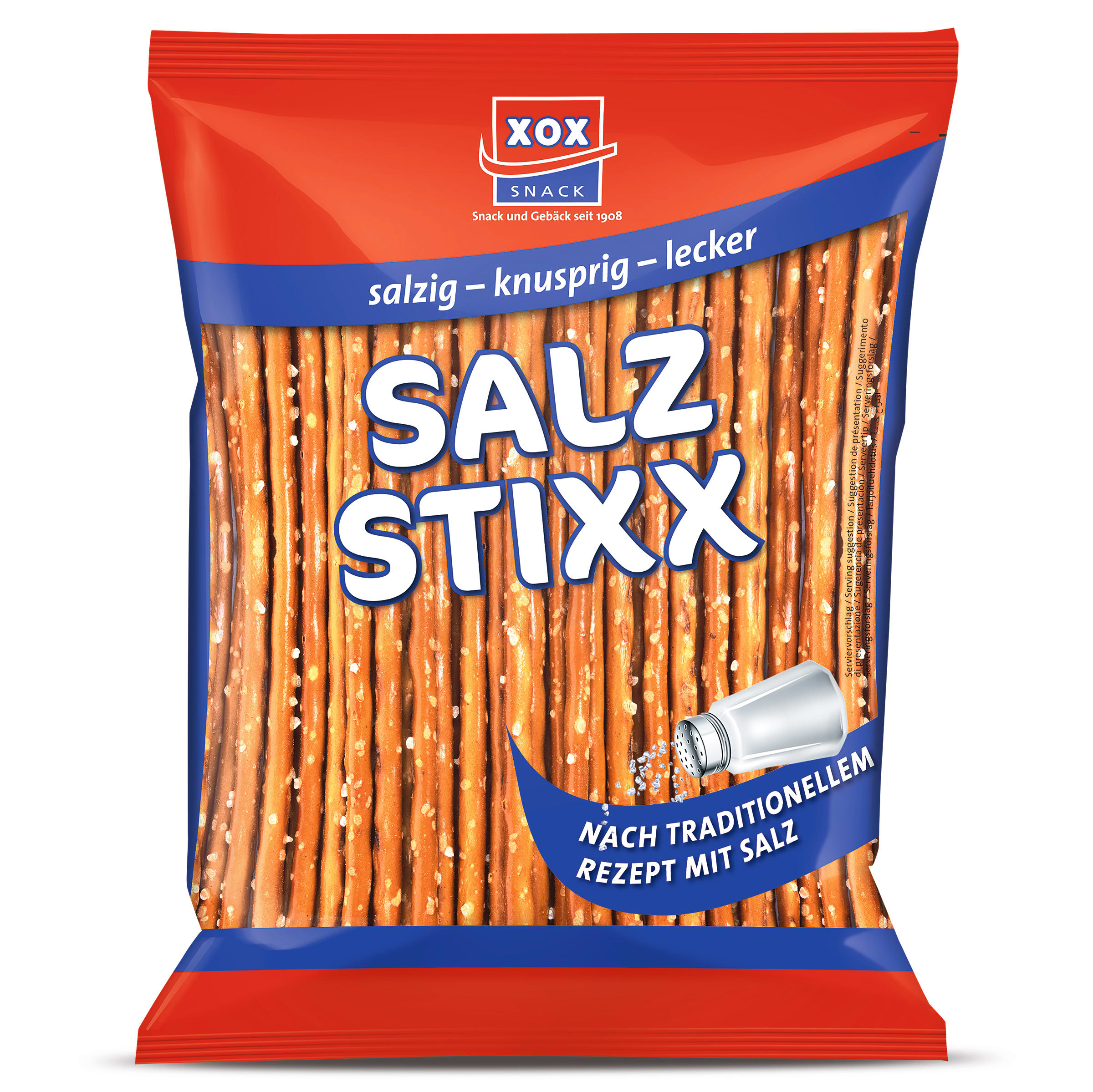 Palitos pretzel con sal Xox 250 g